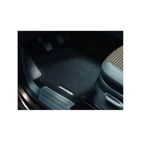 Jeu de 4 tapis textile noir Amarok