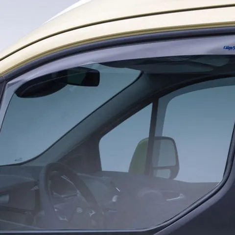 ClimAir Déflecteurs d’air pour vitres latérales avant noir