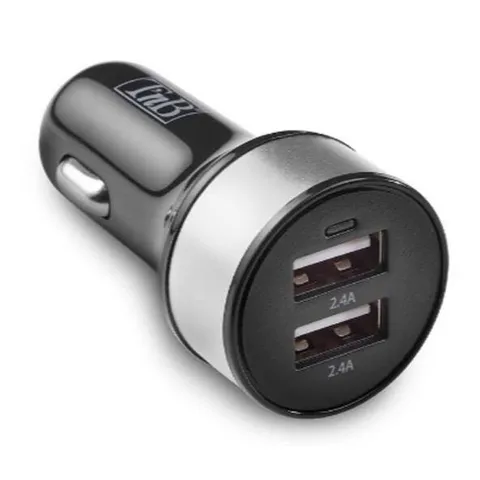 CHARGEUR 2 USB MAXI 4,8 AMP.