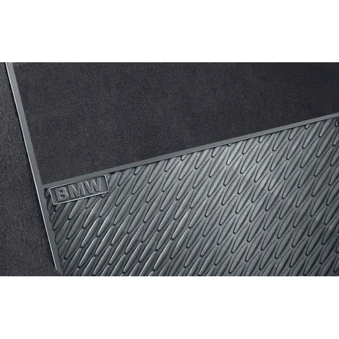 Tapis de sol Tous Temps Arrière Noir pour BMW Série 7 F02