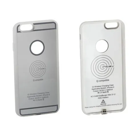 ACV* Coque de recharge Qi pour IPhone® 6, argent