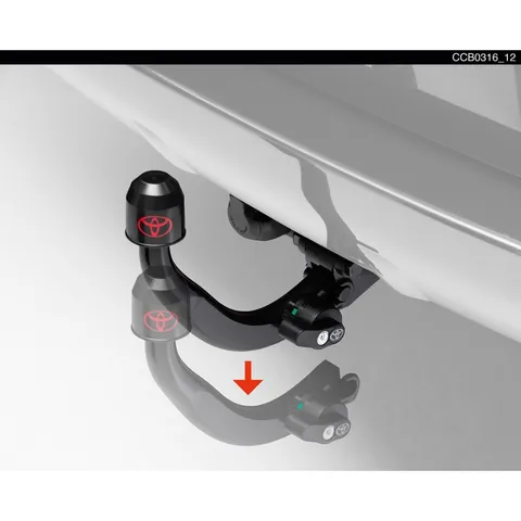 Attelage Détachable Vertical 13 Broches - RAV4 Hybride 2016