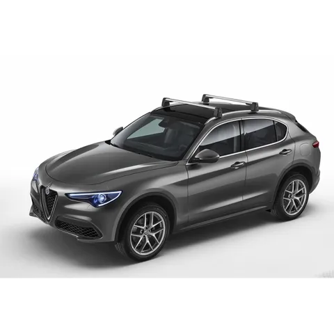 Barres de toit avec logo Alfa Romeo