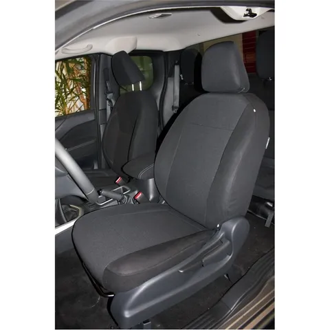 Housses sur mesure Toile renfort noir Jeu avant