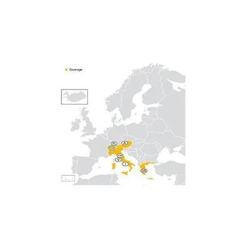 Carte de navigation pour CD60/CD80 Navi Italie et Grèce 2011/2012