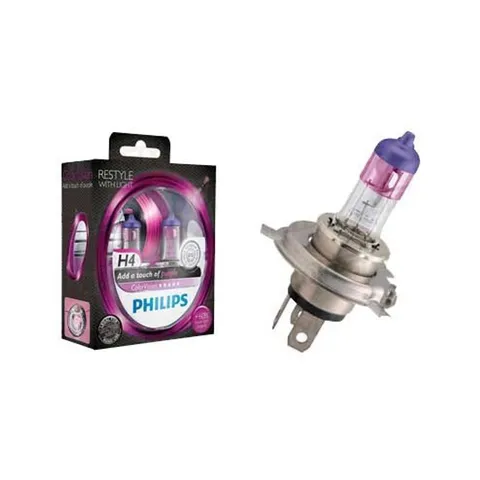 Philips ColorVision ampoules halogènes H4 - Violet