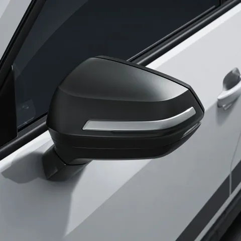 Boîtier de rétroviseur extérieur en noir mat, pour les véhicules sans Audi Side Assist, droite