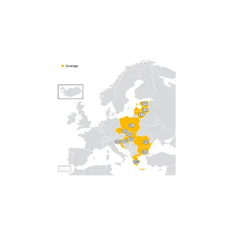 Carte de navigation pour CD70 Navi Europe de l’Est 2014/2015