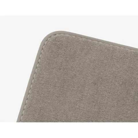 Tapis de sol en velours arrière, gris, avec entourage nubuck gris pour C-MAX