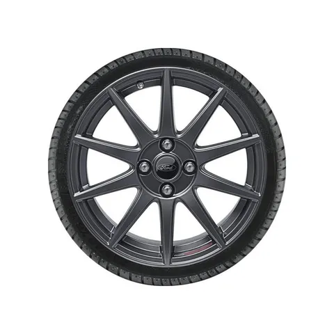 Roue complète hiver alliage 17 Modèle à 10 branches Magnetite Matte Ford Performance