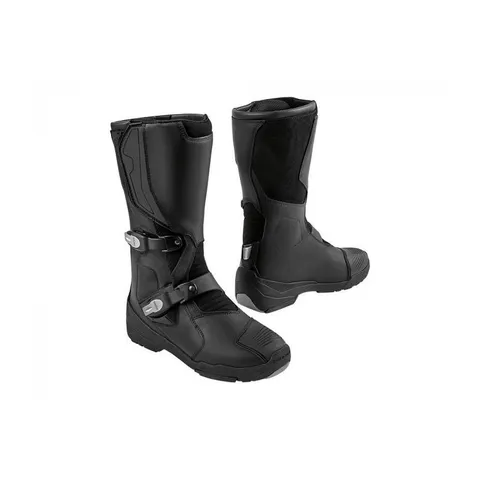 Bottes moto Gravel EVO Cuir BMW Noir