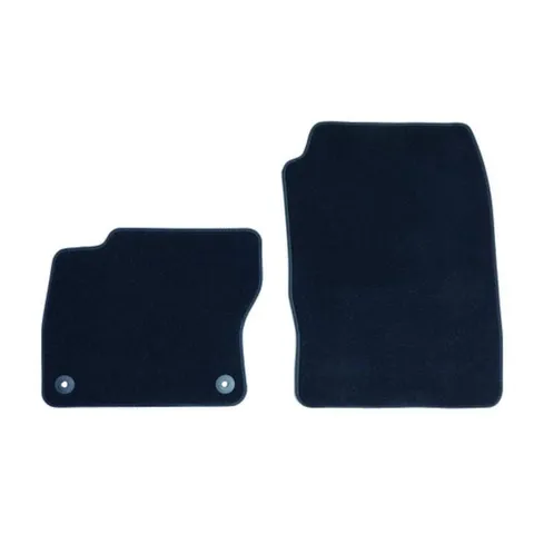 Tapis de sol en velours avant noirs