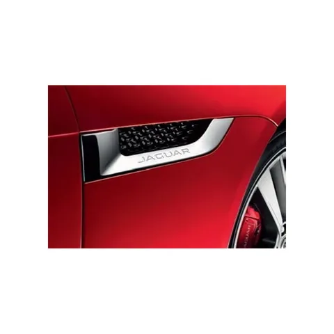 Ouïe latérale d'aération - Chrome avec Gloss Black (côté droit)-F-TYPE