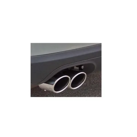 Embout d' échappement double 2x76 mm