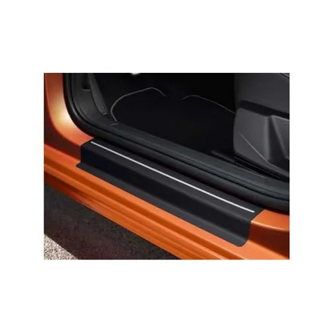 Protection seuil de portes noir/argent Polo 7 MQB