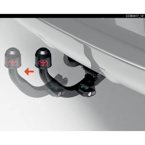 Attelage Détachable Horizontal 13 Broches - RAV4 Hybride 2016