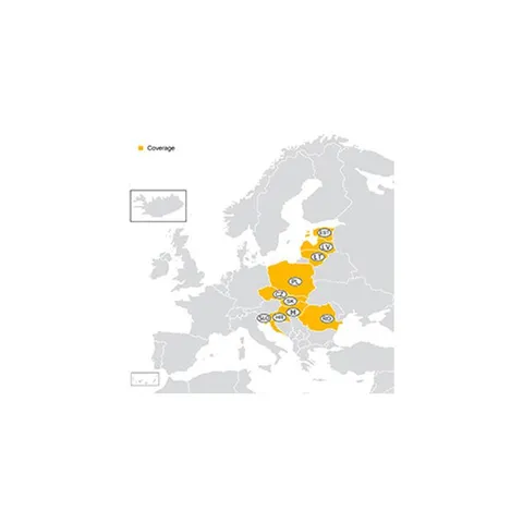 Carte de navigation pour CD60/CD80 Navi Europe de l'Est 2011/2012