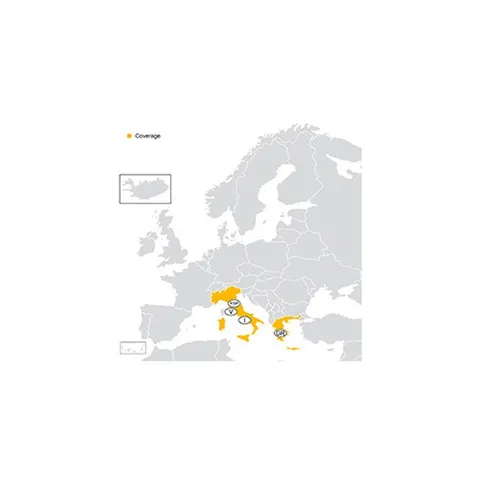 Carte de navigation pour CD70 Navi Italie et Grèce 2014/2015