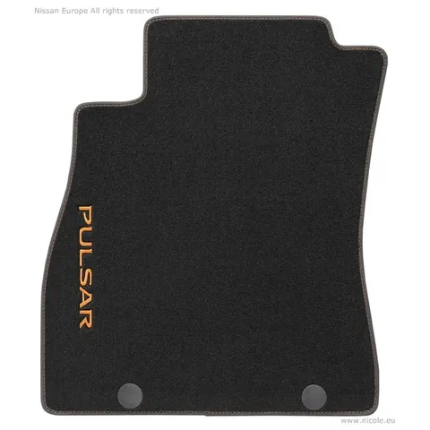 TAPIS DE SOL VELOURS AVEC SURPIQÛRES ORANGE POUR PULSAR