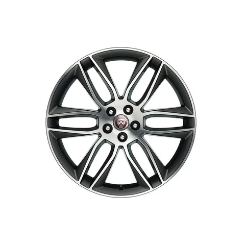 Jante en alliage - 20 6 branches doubles 'Style 6003' Finition Dark Grey Diamond Turned Arrière