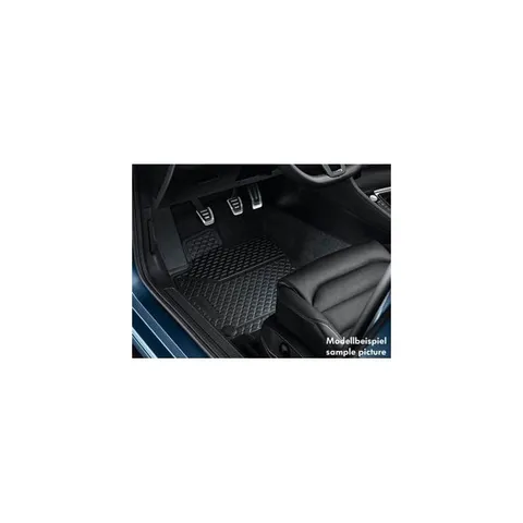 Jeu de Tapis de sol Polo 6R Avant Arriere Noir Mat