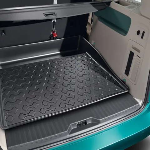 Tapis de coffre Noir, derrière la 2e rangée de sièges, 5 places