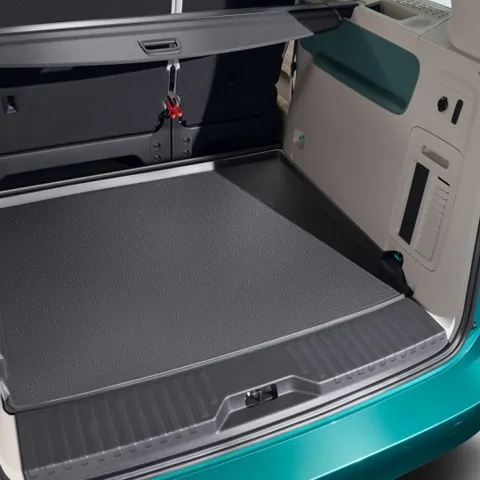 Tapis de coffre Noir, flexible, derrière la 2e rangée de sièges, 5 places
