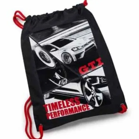 Sac de sport Noir, impression photo GTI