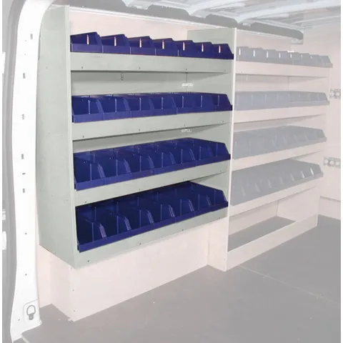 Casier avec Bacs Arrière Gauche L1H1-H2 (L:91 x P:31 x H:95)