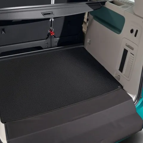Tapis de coffre réversible 5 places, velours/picots en plastique