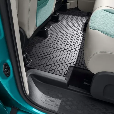 Tapis de sol en caoutchouc 2e rangée de sièges, « Plus »