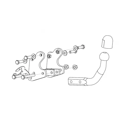 Attelage fixe Position haute