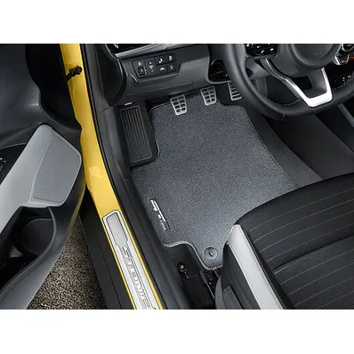 Tapis de sol en textile, velours, GT-line