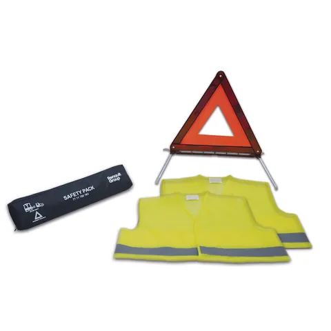 Kit sécurité Renault 2 gilets + 1 triangle