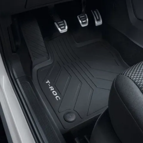 Jeu de 2 tapis caoutchouc Premium pour T-Roc