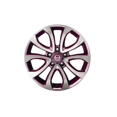 Jante alliage 17" ATO Prune Diamond Cut avec capsule centrale intégrée