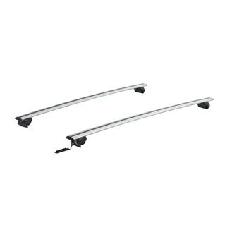 Barres transversales argent, pour cache-bagage rigide, aluminium