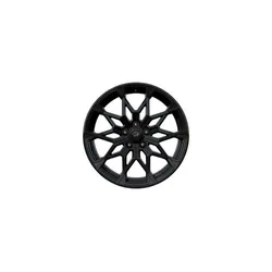 jante aluminium 19 pouces de couleur noir brillant. modèle snowflake, 5 trous.