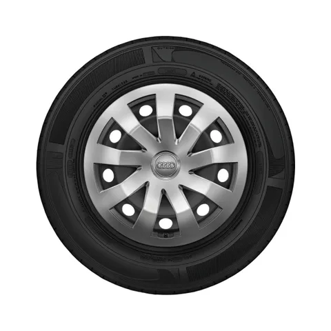 Roue en acier avec enjoliveur de roue plein