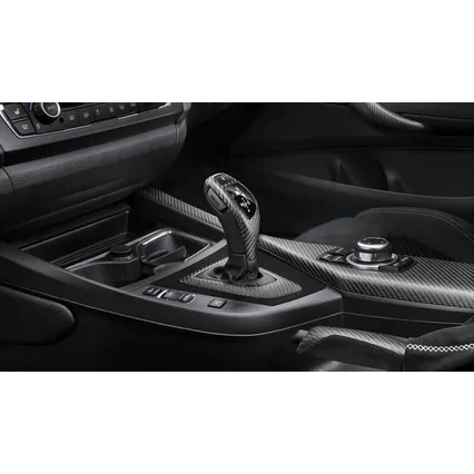 Insert de console centrale en carbone M Performance pour sélecteur de boîte automatique