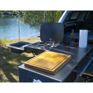 Cuisine coulissante avec gazinière ARB*
