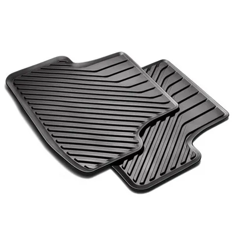 Tapis de sol en caoutchouc pour l'arrière, sans clipsage, noir