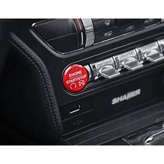 Bouton de démarrage Performance couleur rouge