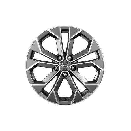 Jante alliage 18" KAMI Gris Squale Diamond Cut avec capsule centrale intégrée
