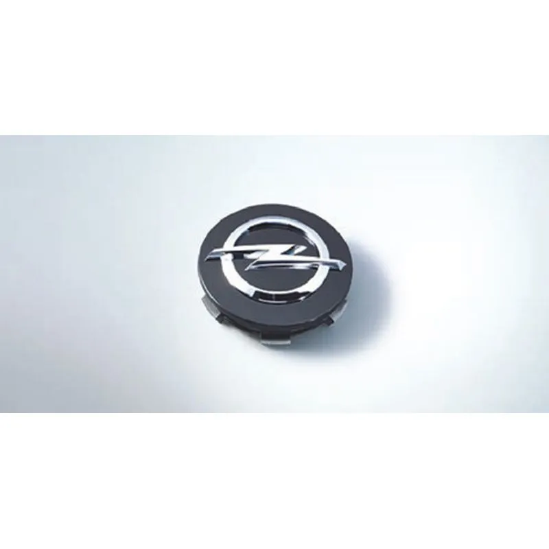 ENJOLIVEUR DE MOYEU DE ROUE ROND - NOIR BRILLANTE OPEL