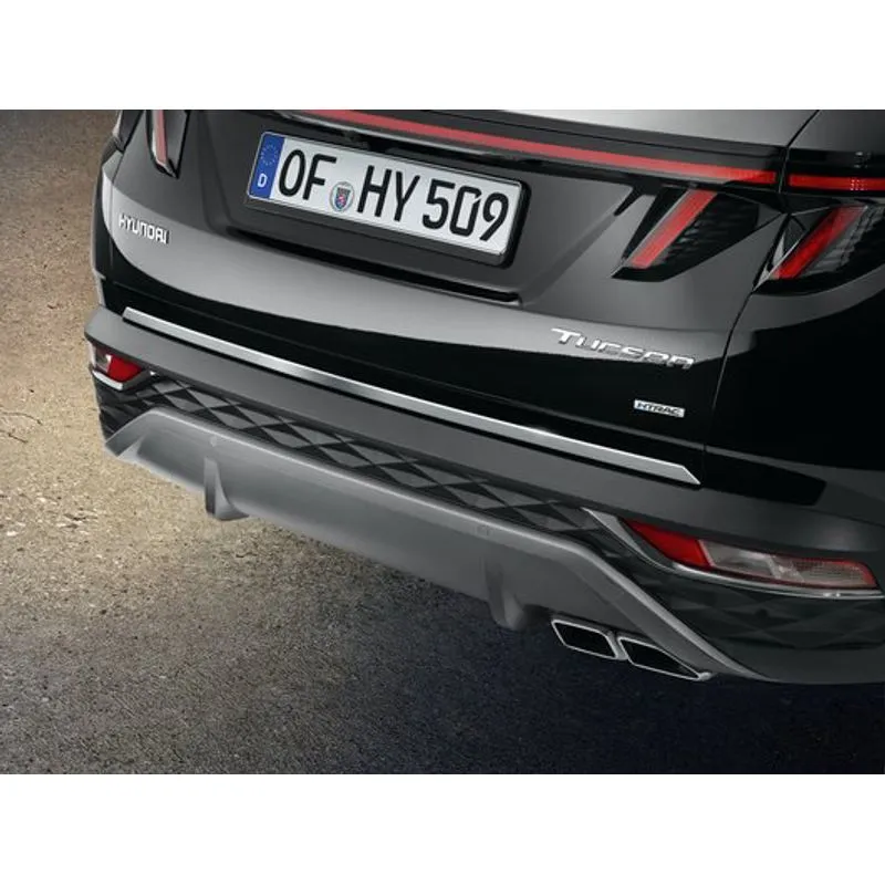 GARNITURE DE HAYON, OPTIQUE EN ALUMINIUM BROSSÉ POUR TUCSON 2021 ET TUCSON 2021 HYBRIDE HYUNDAI