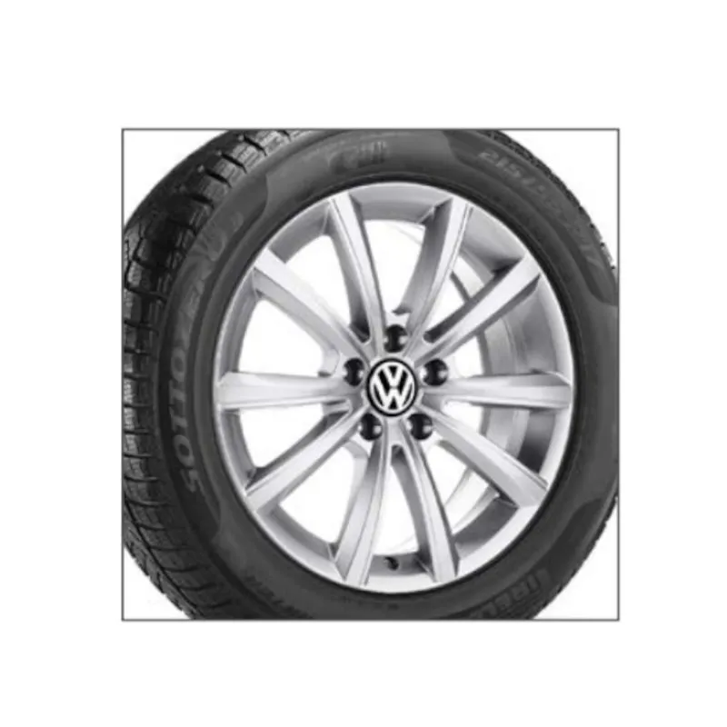 ROUE HIVER COMPLÈTE ALUMINIUM EN 17" MERANO – 215/65 R17 99H POUR TIGUAN VW