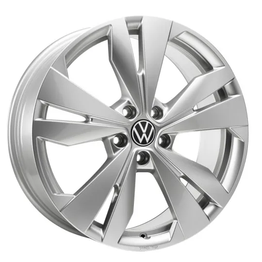 JANTE EN ALLIAGE LÉGER 7,5J X 19 ET50, LOEN, ARGENT BRILLANT VW