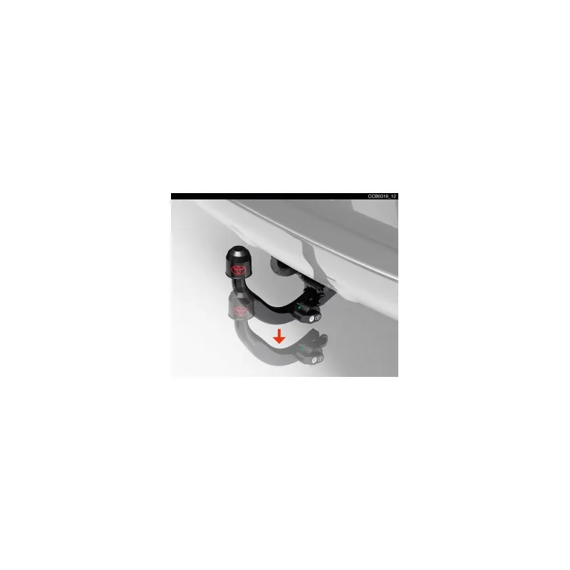ATTELAGE DÉTACHABLE VERTICAL 7 BROCHES - VERSO 2013 TOYOTA