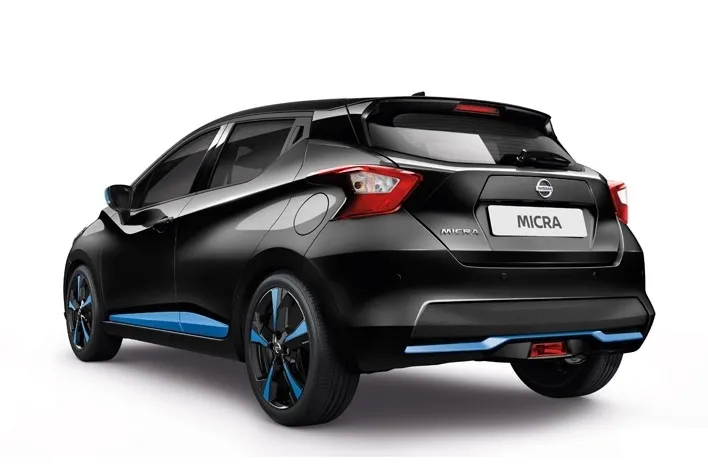 INSERTS DE PARE-CHOC AR BLEU ELECTRIQUE NISSAN